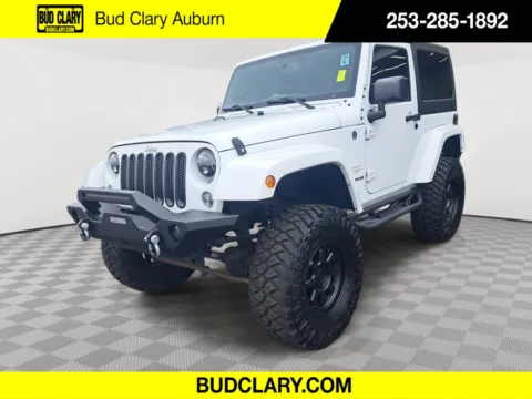 White 2015 Jeep Wrangler Sahara for sale in Auburn, WA