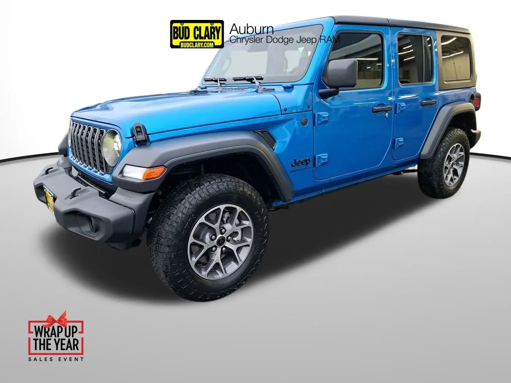 Blue 2026 Jeep Wrangler Sport S for sale in Auburn, WA