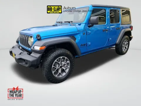 Blue 2026 Jeep Wrangler Sport S for sale in Auburn, WA