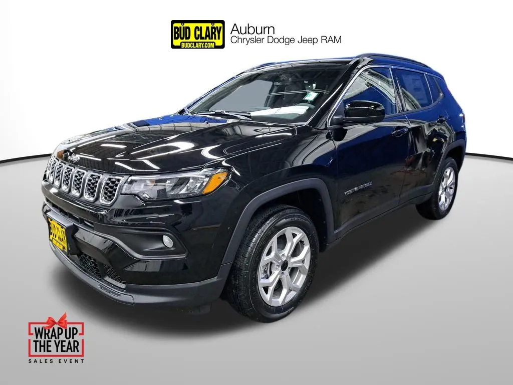 Black 2026 Jeep Compass Latitude for sale in Auburn, WA