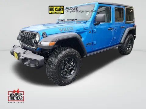 Blue 2026 Jeep Wrangler Willys for sale in Auburn, WA