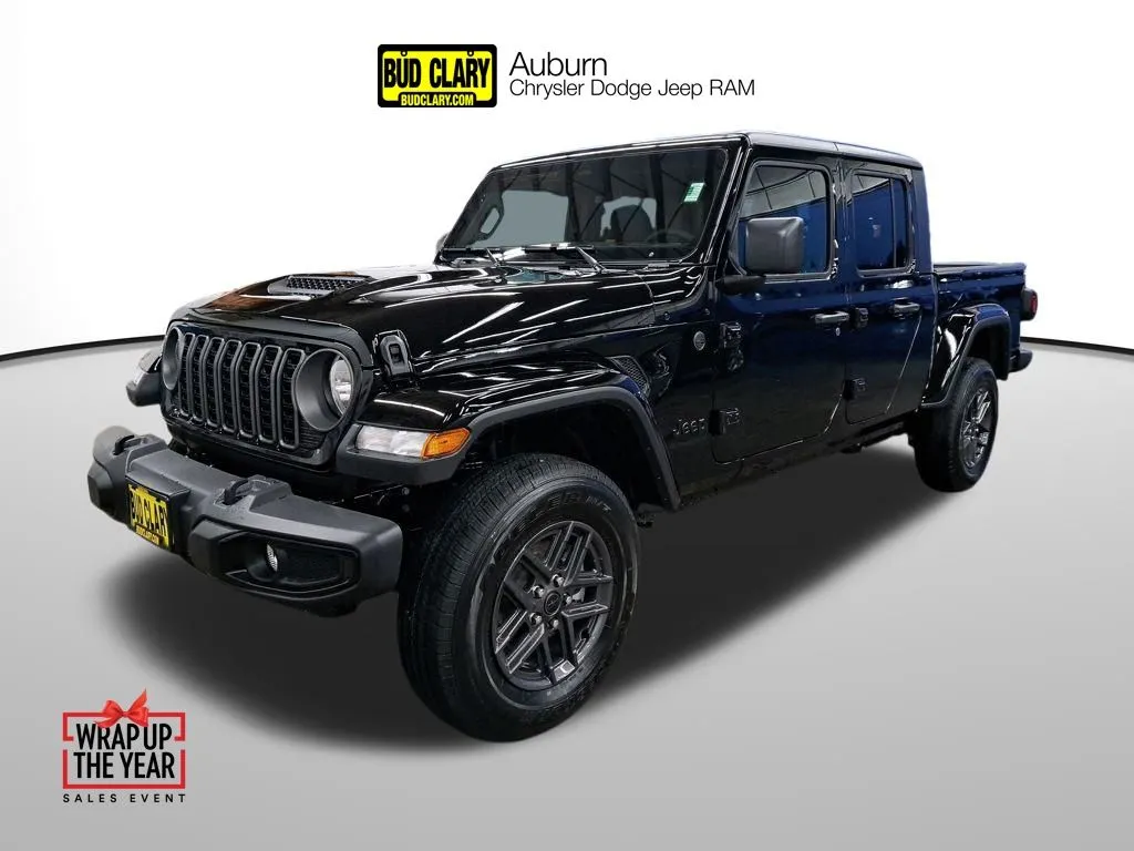 Black 2026 Jeep Gladiator Sport S for sale in Auburn, WA