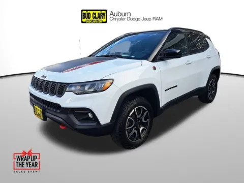White 2025 Jeep Compass Trailhawk for sale in Auburn, WA