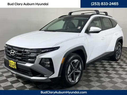 White 2025 Hyundai Tucson Hybrid SEL Convenience for sale in Auburn, WA