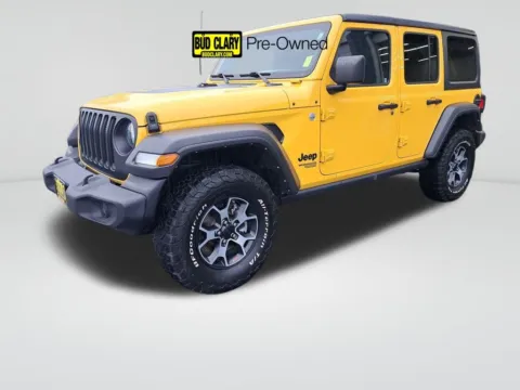 Yellow 2021 Jeep Wrangler Unlimited Sport S for sale in Auburn, WA