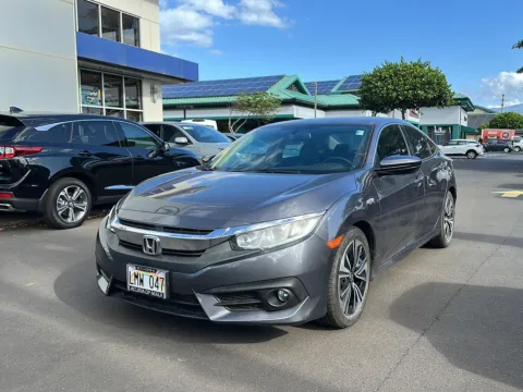 Gray 2017 Honda Civic Sedan EX-L for sale in Kahului, HI