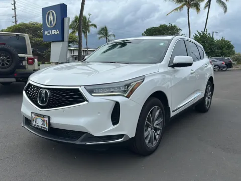 White 2023 Acura RDX w/Tech for sale in Kahului, HI