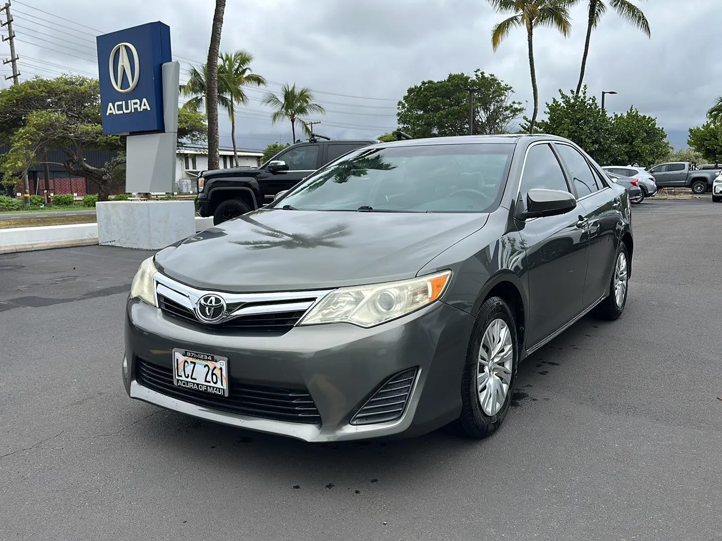 Green 2012 TOYOTA CAMRY for sale in Kahului, HI
