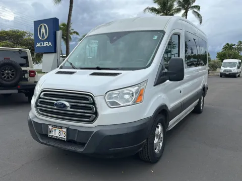 White 2019 Ford Transit Passenger Wagon XLT for sale in Kahului, HI