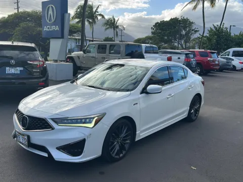 White 2021 Acura ILX w/Premium w/A-SPEC for sale in Kahului, HI