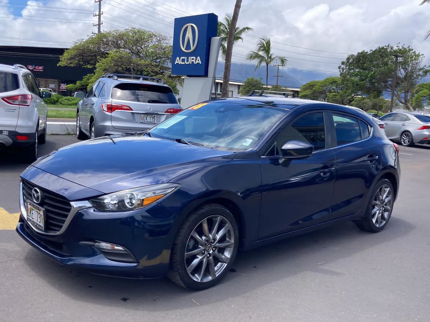 Blue 2018 Mazda Mazda3 5-Door Touring for sale in Kahului, HI