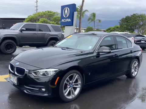 Black 2018 BMW 3 Series 330e iPerformance for sale in Kahului, HI