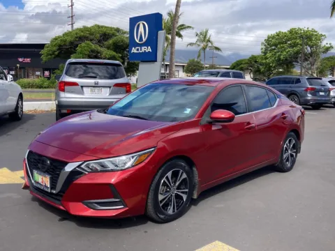 Red 2021 Nissan Sentra SV for sale in Kahului, HI