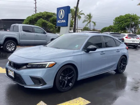 Gray 2023 Honda Civic Hatchback Sport for sale in Kahului, HI