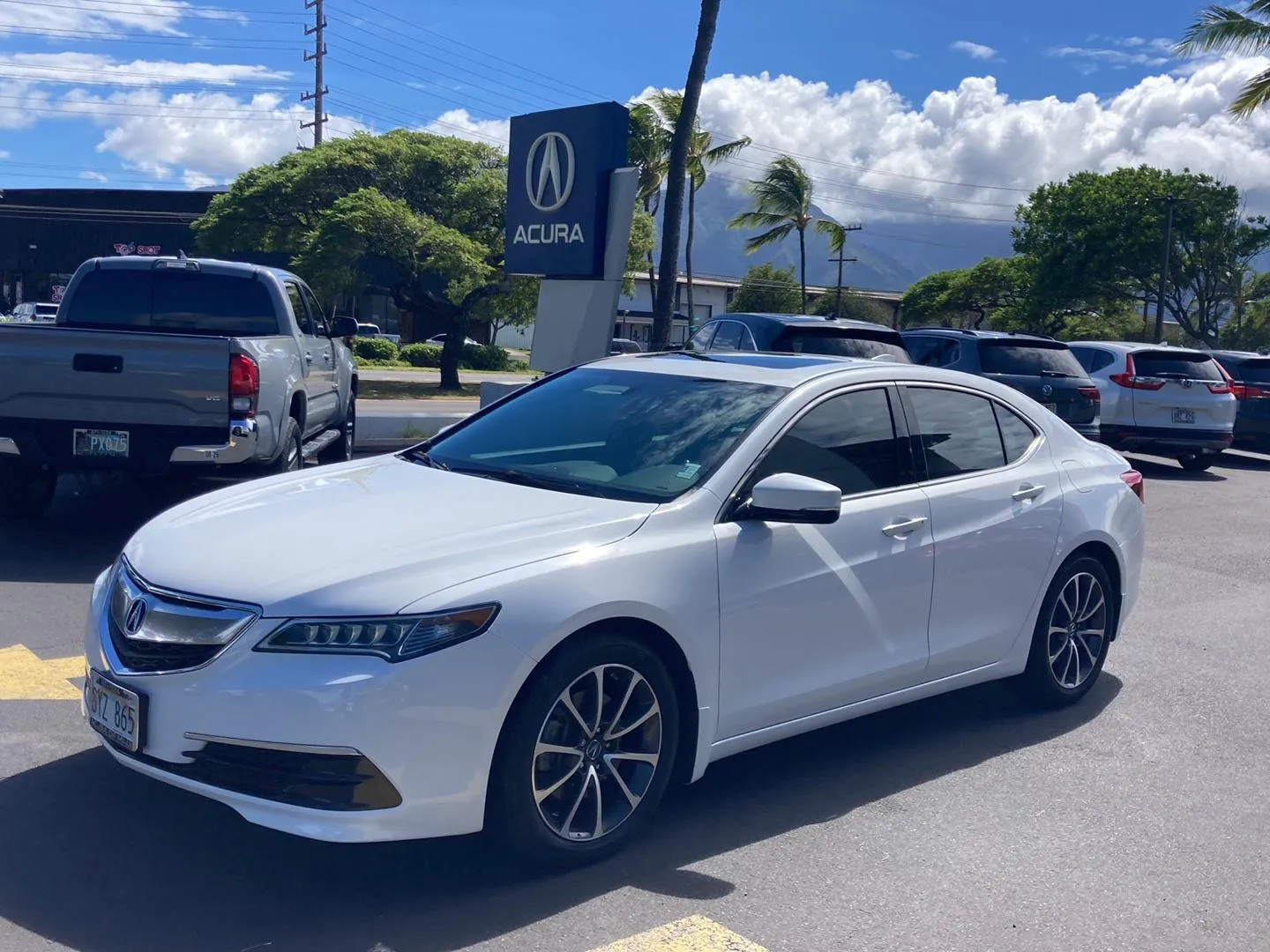 White 2016 Acura TLX V6 for sale in Kahului, HI