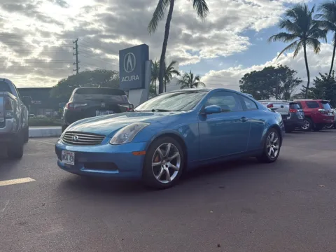 Blue 2003 INFINITI G35 Coupe w/Leather for sale in Kahului, HI