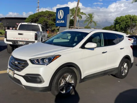 White 2018 Hyundai Santa Fe Sport 2.4L for sale in Kahului, HI