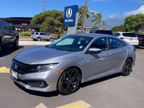 Silver 2019 Honda Civic Sedan Sport for sale in Kahului, HI