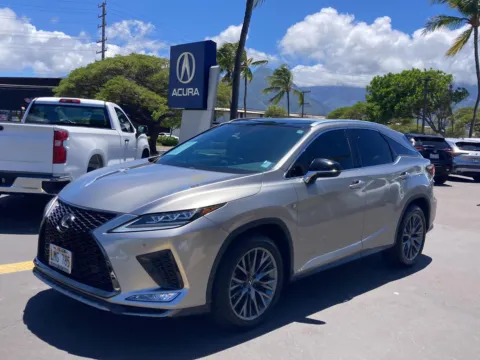 Silver 2022 Lexus RX350 FSPORTH for sale in Kahului, HI