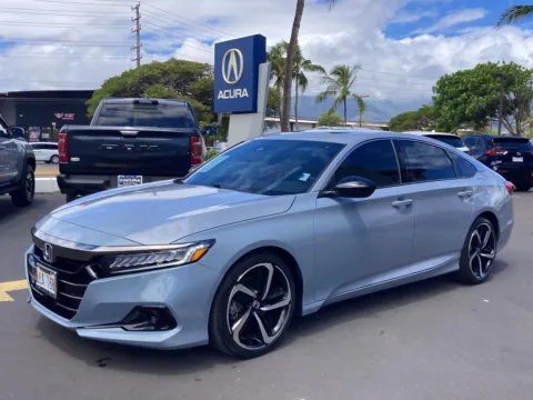 Gray 2021 Honda Accord Sedan Sport for sale in Kahului, HI