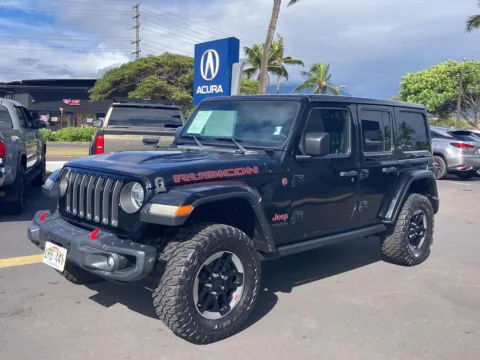 Black 2018 Jeep Wrangler Unlimited Rubicon for sale in Kahului, HI