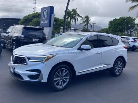 White 2021 Acura RDX w/Technology Package for sale in Kahului, HI