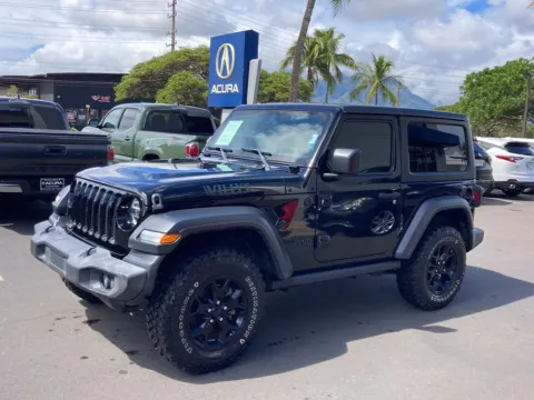Black 2020 Jeep Wrangler Willys for sale in Kahului, HI