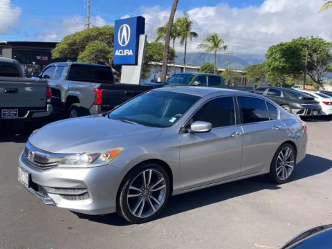 Silver 2016 Honda Accord Sedan LX for sale in Kahului, HI