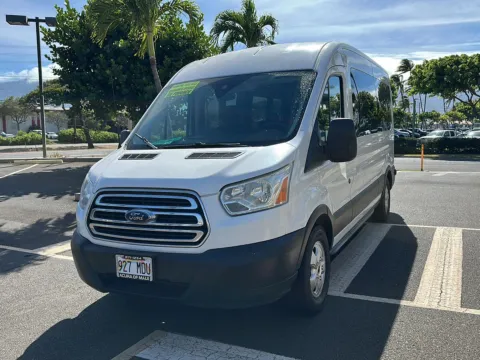 White 2019 Ford Transit Passenger Wagon XLT for sale in Kahului, HI