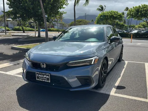 Gray 2022 Honda Civic Hatchback Sport for sale in Kahului, HI