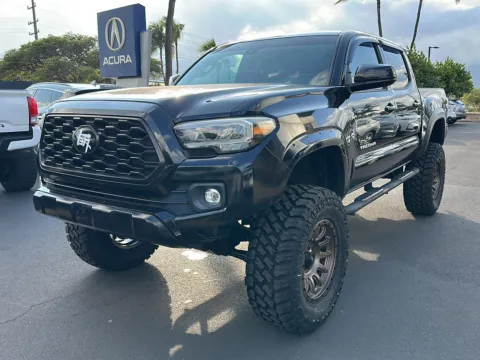 Black 2020 Toyota Tacoma SR V6 for sale in Kahului, HI