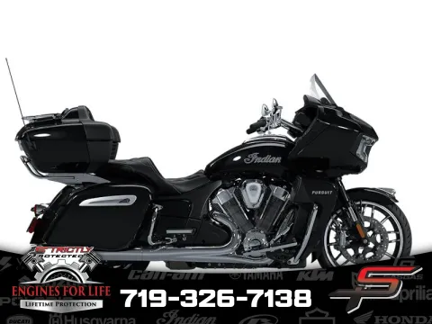 Black 2025 Indian Motorcycle Pursuit® Limited Black Metallic for sale in Pueblo West, CO