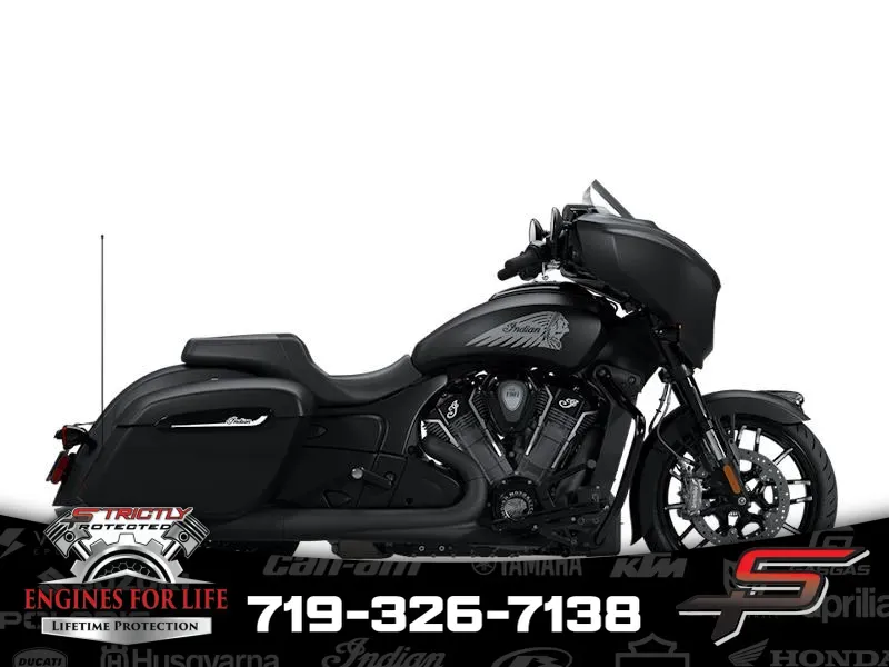 2025 Indian Motorcycle Chieftain® PowerPlus Dark Horse w/PowerBand Audio Black Smoke for sale in Pueblo West, CO