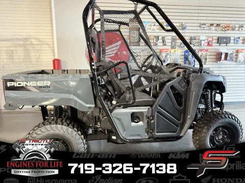 Gray 2025 Honda Pioneer 520 for sale in Pueblo West, CO