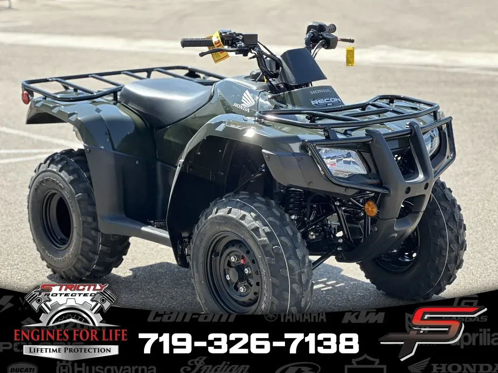 Black 2025 Honda FourTrax Recon ES for sale in Pueblo West, CO