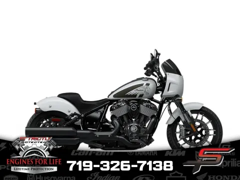White 2024 Indian Motorcycle Sport Chief Ghost White Metallic Smoke for sale in Pueblo West, CO