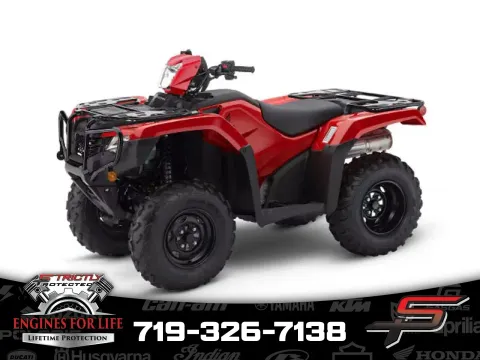 Red 2025 Honda FourTrax Foreman 4x4 for sale in Pueblo West, CO