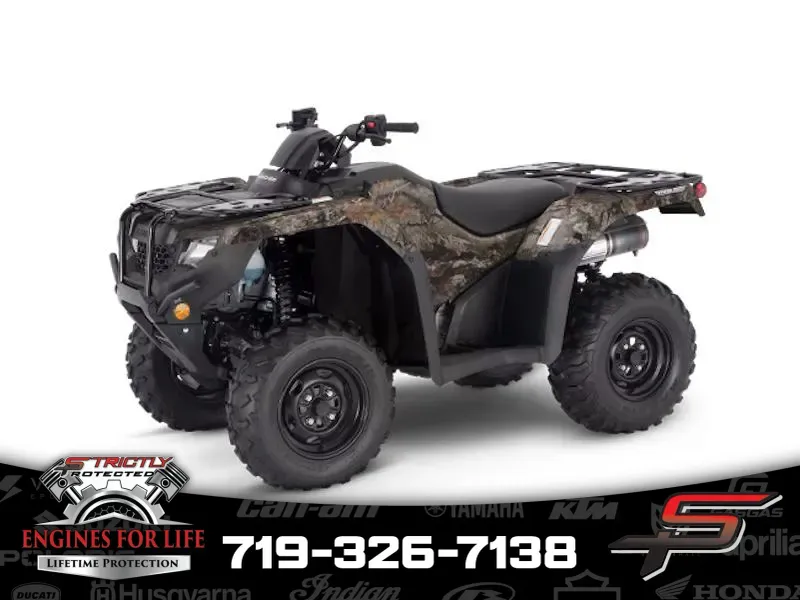 2025 Honda FourTrax Rancher 4x4 Automatic DCT IRS EPS TrueTimber Atera Camo for sale in Pueblo West, CO