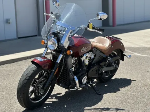 Another view of 2018 Indian Motorcycle Scout® ABS Burgundy Metallic for sale in Pueblo West, CO at Strictly Powersports