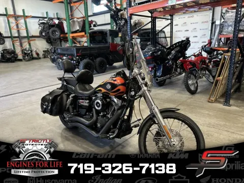 Black 2015 Harley-Davidson FXDWG - Dyna® Wide Glide® for sale in Pueblo West, CO