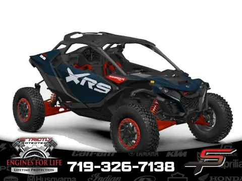 Red 2025 Can-Am Maverick R X RS Dusty Navy & Legion Red for sale in Pueblo West, CO
