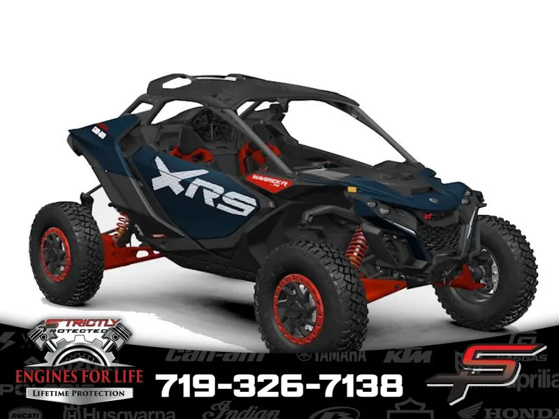 2025 Can-Am Maverick R X RS with Smart-Shox Dusty Navy & Legion Red for sale in Pueblo West, CO