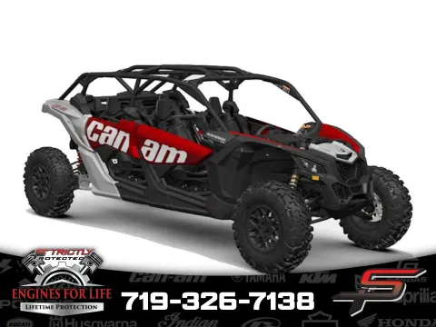 Silver 2025 Can-Am Maverick X3 MAX DS Turbo Fiery Red / Hyper Silver for sale in Pueblo West, CO
