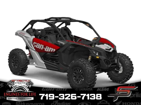 Silver 2025 Can-Am Maverick X3 DS Turbo RR Fiery Red & Hyper Silver for sale in Pueblo West, CO