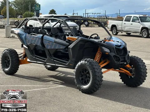 Blue 2025 Can-Am Maverick X3 Max RS Turbo RR Scandi Blue / Orange Crush for sale in Pueblo West, CO