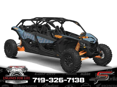 Blue 2025 Can-Am Maverick X3 MAX RS Turbo Scandi Blue & Orange Crush for sale in Pueblo West, CO