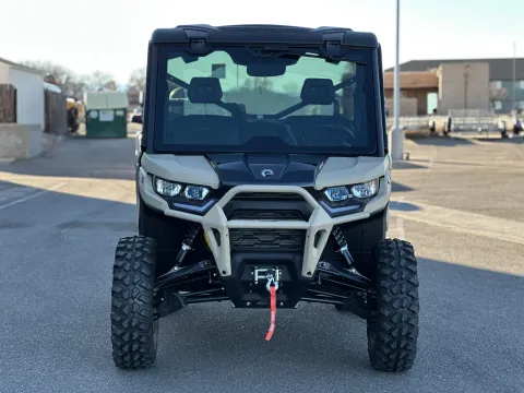Photos of 2025 Can-Am Defender Limited HD10 Desert Tan / Stealth Black for sale in Pueblo West, CO at Strictly Powersports