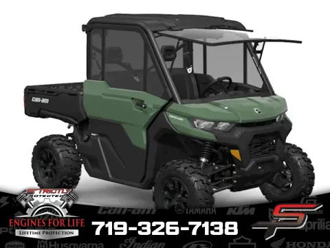 Green 2025 Can-Am Defender DPS CAB HD9 Compass Green for sale in Pueblo West, CO