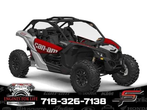 Silver 2025 Can-Am Maverick X3 DS Turbo Fiery Red & Hyper Silver for sale in Pueblo West, CO