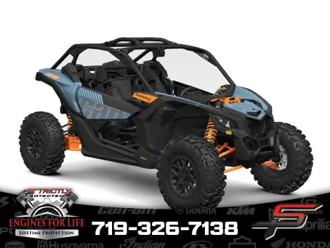 Blue 2025 Can-Am Maverick X3 DS Turbo Scandi Blue & Orange Crush for sale in Pueblo West, CO